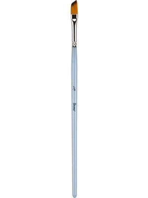 Brons Yan Kesik Yassı Fırça BR-2080 Sentetik Kıllı Dayanıklı Sanat Malzemesi