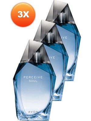 Avon Perceive Soul Erkek Parfüm Edt 100 Ml. Üçlü Set