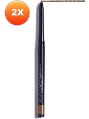 Avon Glimmersticks Açılıp Kapanabilen Kaş Kalemi Dark Brown Ikili Set