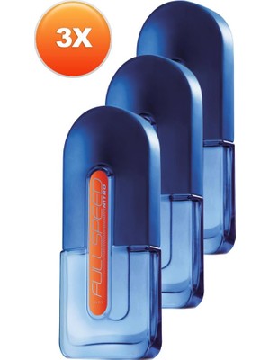 Avon Full Speed Nitro Erkek Parfüm Edt 75 Ml. Üçlü Set