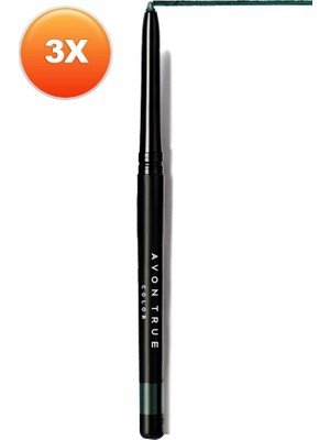 Avon Glimmersticks Açılıp Kapanabilen Göz Kalemi Emerald Üçlü Set