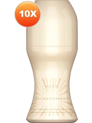 Avon Incandessence Kadın Rollon 50 Ml. Onlu Set