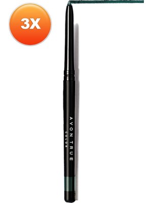 Avon Diamonds Aç Kapa Pırıltılı Göz Kalemi Emerald Glow Üçlü Set