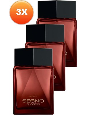 Avon Segno Success Erkek Parfüm Edp 75 Ml. Üçlü Set