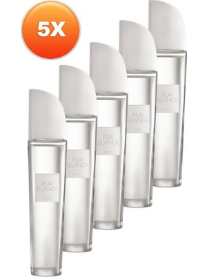 Avon Pur Blanca Kadın Parfüm Edt 50 Ml. Beşli Set