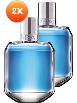 Avon Real Erkek Parfüm Edt 75 Ml. Ikili Set