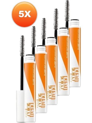 Avon Color Trend Hello! Plump Lashes Siyah Maskara Beşli Set