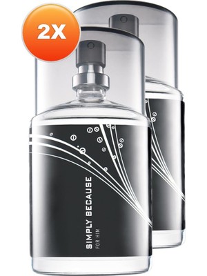 Avon Simply Because Erkek Parfüm Edt 50 Ml. Ikili Set