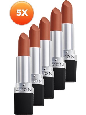 Avon Perfectly Mat Ruj Marvelous Mocha Beşli Set