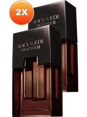 Avon Black Suede Leather Erkek Parfüm Edt 75 Ml. Ikili Set