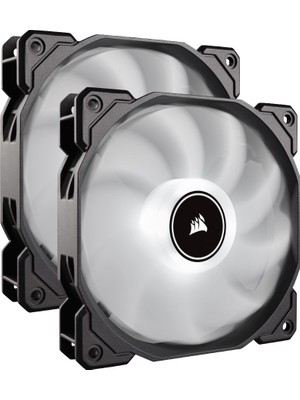 Corsair AF140 140 mm LED Fan Dual Pack Beyaz Kasa Fanı CO-9050088-WW