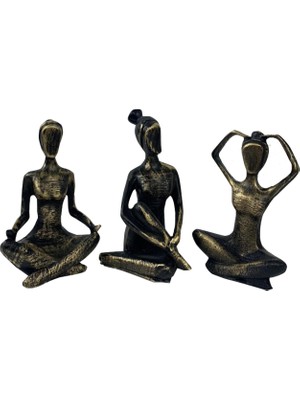 By Ari Yoga Yapan Kızlar Üçlü Biblo