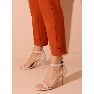 Shoes Time Topuklu Ayakkabı  Bej Deri