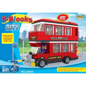 Furkan Toys F-Blocks City Seri 282 Parça