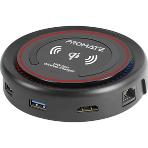 Centerhub Type-C Hub Dönüştürücü 11 i 1 arada 100W + Wireless Telefon Şarjlı