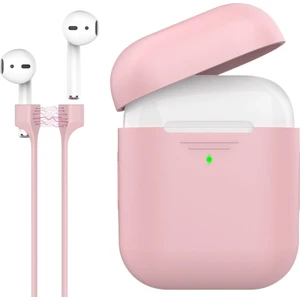 Podkit AirPods Kılıfı Silikon ve Kulaklık Boyun Askı Aparatı İkili Set