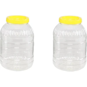 Plastik Pet Kavanoz 5 lt - 2 Adet
