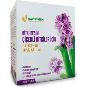Çiçekli Bitkiler İçin Bitki Besini Katı 2 gr 24'lü