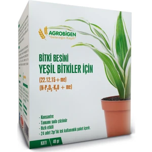 Yeşil Bitkiler İçin Bitki Besini Katı 2 gr 24'lü