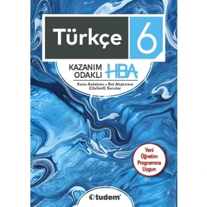 Tudem Yayınları 6. Sınıf Türkçe Kazanım Odaklı HBA