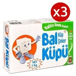 Bal Küpü Küp Şeker  1 kg x 3