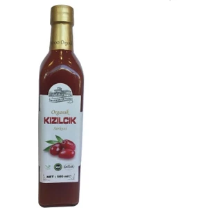 Bayrak Çiftliği Organik Kızılcık Sirkesi 500 ml