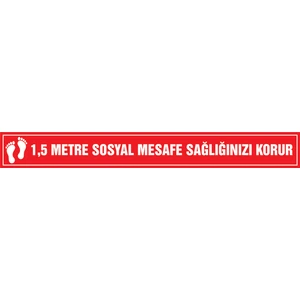 Bant Sosyal Mesafe Koruma Bandı