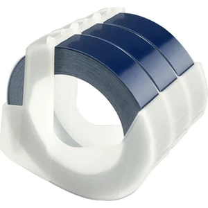 Şerit Etiket E 101 için Plastik Kabartma 9 mm x 3 mt - K.Mavi - 3 Adet