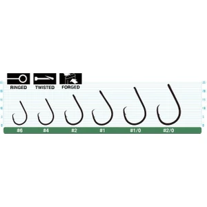 5185 Mosquito Circle Black Chrome Sinek Iğne No 2/0