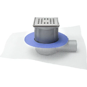 Q50 Yandan Çıkışlı Sürme Yalıtım Uyumlu Paslanmaz Çerçeveli Sulu Susuz Koku Önleyicili Takım Süzgeç 10 x 10 cm