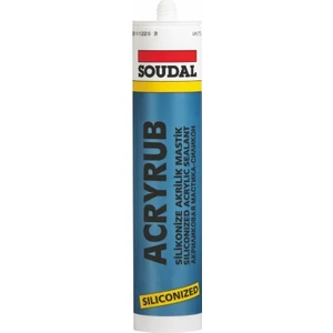 Acryrub Silikonize Mastik 500 gr Antrasit Gri