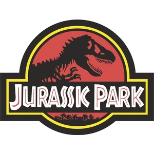 Sticker Fabrikası Jurassic Park Sticker  14 x 10 cm Renkli