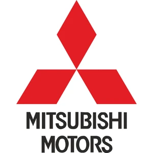 Sticker Fabrikası Mitsubishi Logo Sticker  11 x 8,5 cm Renkli