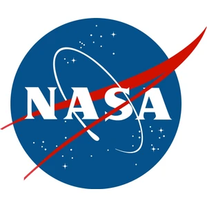 Sticker Fabrikası Nasa Logo Sticker  12 x 10 cm Renkli