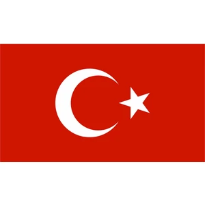 Sticker Fabrikası Türk Bayrağı Türkiye Bayrağı Sticker  15 x 9 cm Renkli