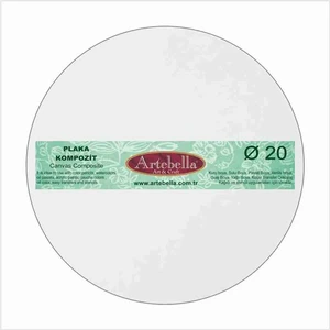 Kompozit Plaka Yuvarlak 20 cm