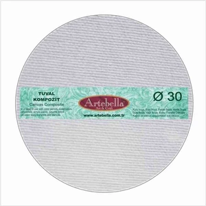 Tuval Kompozit Yuvarlak 30 cm