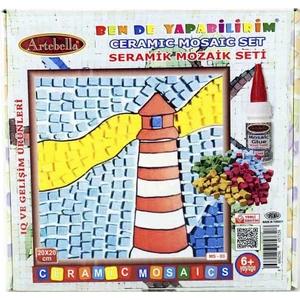 Deniz Feneri Seramik Mozaik Set 20 x 20 cm