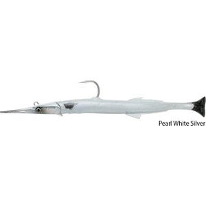Savage Gear Needlefish Pulsetail 2+1 23 cm 55 gr Suni Yem Pearl White Silver