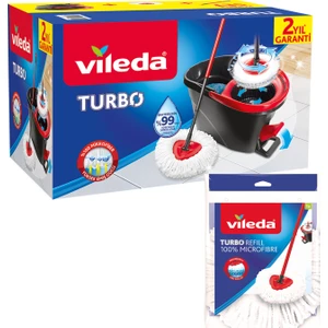 Turbo Pedallı Temizlik Seti + 1 Yedek