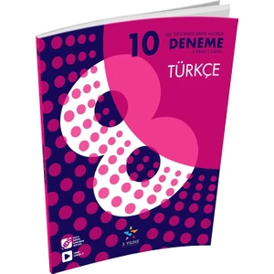 5 Yıldız Yayınları 8. Sınıf Türkçe 10'lu Deneme