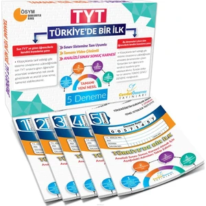 Cevdet Özsever Yayınları Türkiye'de Bir Ilk TYT 5'li Deneme Sınavı