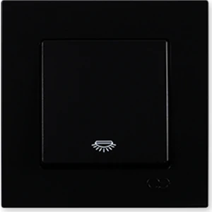 Günsan Siyah Liht Anahtar  Çerçeveli