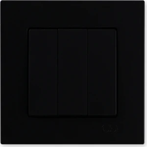 Günsan Siyah Üçlü Anahtar  Çerçeveli