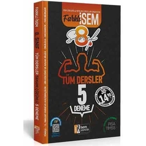 İSEM Yayıncılık 8. Sınıf Genel 5 Deneme
