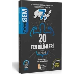 İSEM Yayıncılık 7. Sınıf Fen Bilgisi 20 Deneme