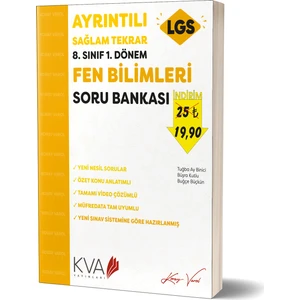 Koray Varol Akademi Ayrıntılı Sağlam Tekrar 8.Sınıf 1.dönem Fen Bilimleri Soru Bankası