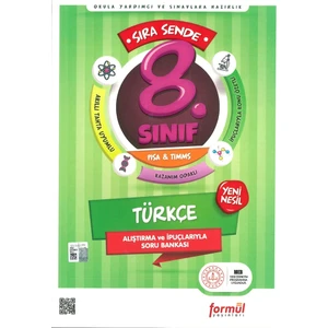 Formül Yayınları Sıra Sende 8. Sınıf Türkçe Alıştırmalı ve Örnek Çözümlü Soru Bankası