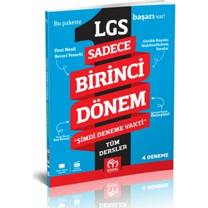 Model Eğitim Yayıncılık 8. Sınıf 1. Dönem Tüm Dersler Deneme Sınavı