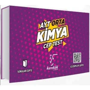 Karekök Yayıncılık AYT Cep Test Kimya Orta